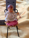 Two Lace Porcelain Ballerinas Figurines, One Rubber Baby on Chair-EZ Jewelry and Decor