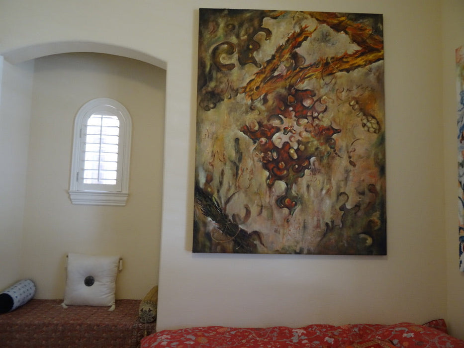 Rhythm of Life ,Oil Painting, 72" x 54"-EZ Jewelry and Decor