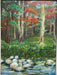 Roya Mansourkhani, Daniel  Forest, Oil, 34” x 26”, framed-EZ Jewelry and Decor