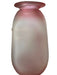 Vintage Gorgeous Hand Blown Art Glass Large Pink Vase. Modern Design Signed JoeArt, 14” T-EZ Jewelry and Decor