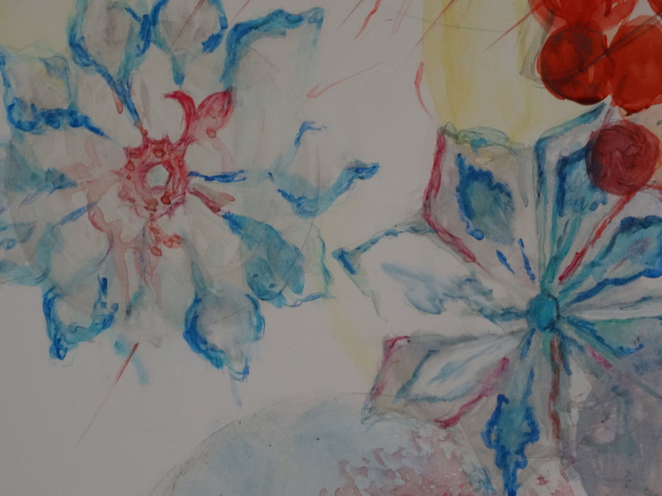 Original Abstract Painting , Happiness...? 42"x 30" by R. M-EZ Jewelry and Decor