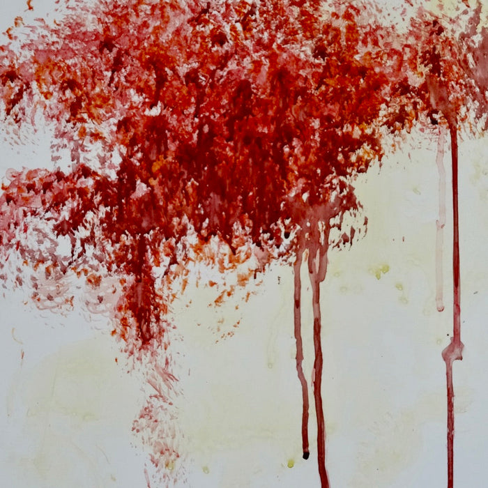 Mansourkhani Roya, Untitled, 2013 Water-mix media, 60’’x79.5’’, 2013-EZ Jewelry and Decor
