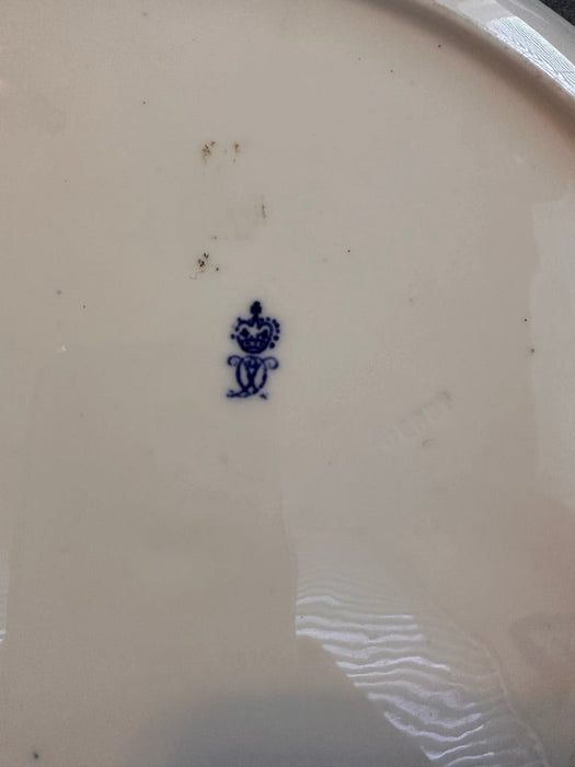 Vintage A Derby Crown Porcelain Plate, Hand Painted Derby Plate. 9”-EZ Jewelry and Decor