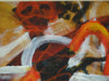 R. Mansourkhani, Dance In A Circle. Orignal Oil Painting Size: 58"x 48" inches.-EZ Jewelry and Decor