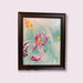 Iris,  Abstract Triptych Framed Original Paintings, Each Painting 24” x 20”, by artist R. Mansourkhani,-EZ Jewelry and Decor