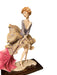 Vintage Giuseppe Armani "The Umbrella – Autumn” Figurine With Box 14.5"t , Hand Made, Hand Painted, Rare Retired, Signed-EZ Jewelry and Decor