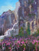 Shaida. M, Waterfall, Original Oil Painting, 24 X 30”-EZ Jewelry and Decor