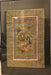 Chinese Vintage Silk Embroidery Framed Panel, Hand Crafted- Three Figures In Garden, Early Republic, 11” x 17”-EZ Jewelry and Decor