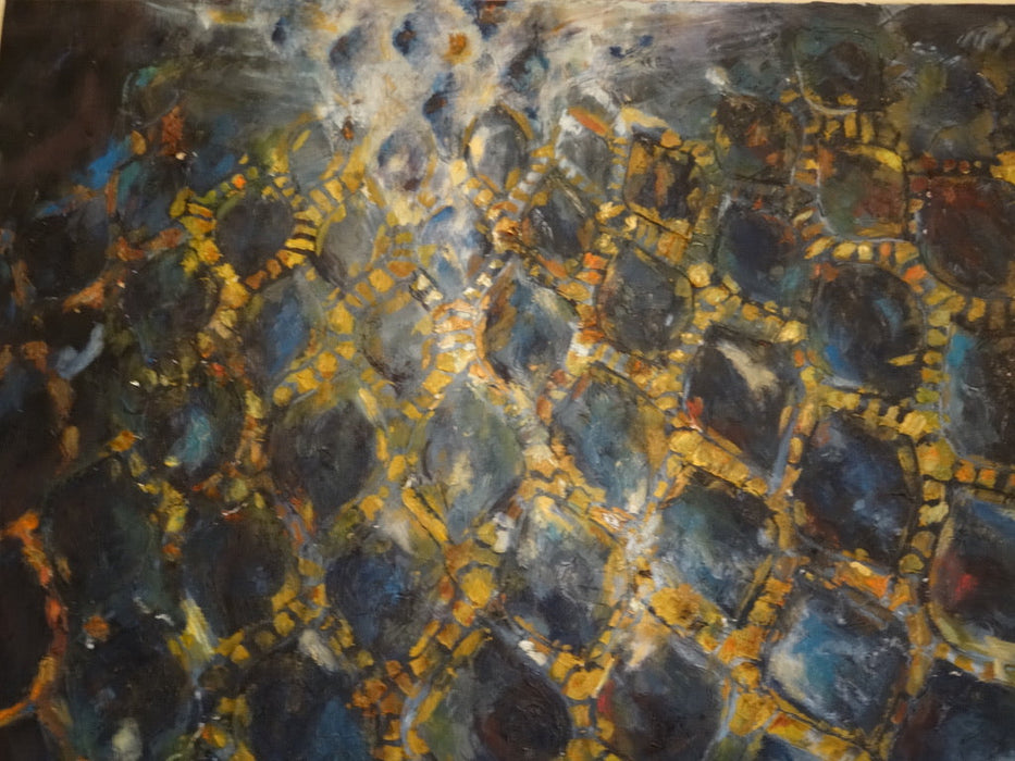 R. Mansourkhani, Dome, Original Oil Painting, 5' x 6'-EZ Jewelry and Decor