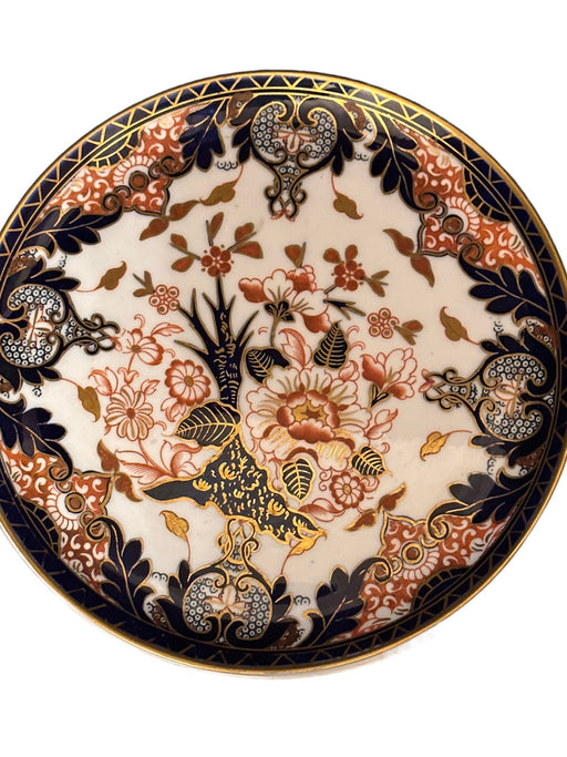 Vintage A Derby Crown Porcelain Plate, Hand Painted Derby Plate. 9”-EZ Jewelry and Decor