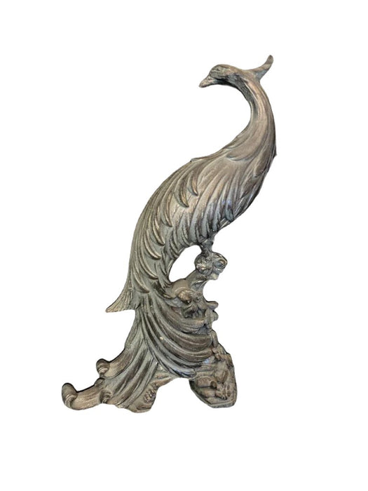 Vintage,Two Resin Bird Figurines, Resin,12"x6.5" & 8"x12"-EZ Jewelry and Decor