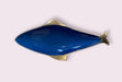 Large Fish Trays, Enameled Tray in Blue, Black, Green. Serving Tray/ Shelf Décor, Dresser Tray, Enameled Painted.16" L, 7" W.-EZ Jewelry and Decor