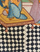 Lord Vishnu in Garden, Original Indian Miniature Art , 35" x 45"-EZ Jewelry and Decor