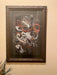 Framed Abstract Painting ,Blooming, Mixed Media Art. by Roya Mansourkhani, 30" x  40".-EZ Jewelry and Decor