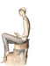 Retired Lladro Porcelain Hebrew Student. Porcelain Figurine. No. 4825. 11.5” T, Hand Made In Spain-EZ Jewelry and Decor