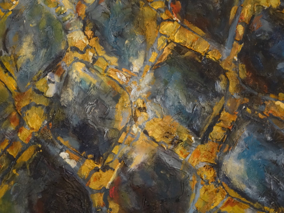 R. Mansourkhani, Dome, Original Oil Painting, 5' x 6'-EZ Jewelry and Decor