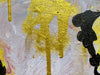 Shaida Mansourkhani, Yellow Roses, Framed Acrylic Original Painting. 23.5” x 19.5”-EZ Jewelry and Decor