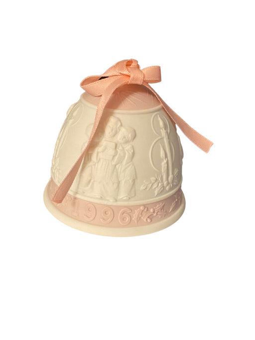 Vintage Lladro 1996 Porcelain Christmas Bell In Original Box, Rare, 3.15”-EZ Jewelry and Decor