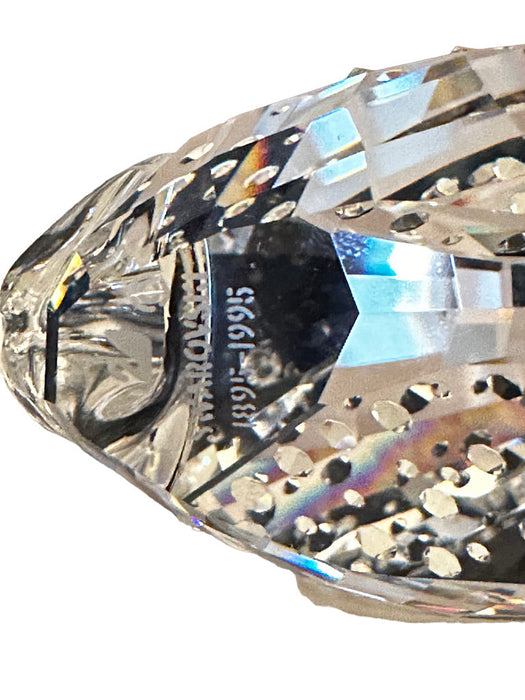 Vintage Swarovski Silver Crystal Swan With Base 4” Includes Original Box.-EZ Jewelry and Decor