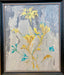 Golden Flowers Abstract Painting, Framed Original Painting, by R. Mansourkhani, 30.5” x  26”-EZ Jewelry and Decor