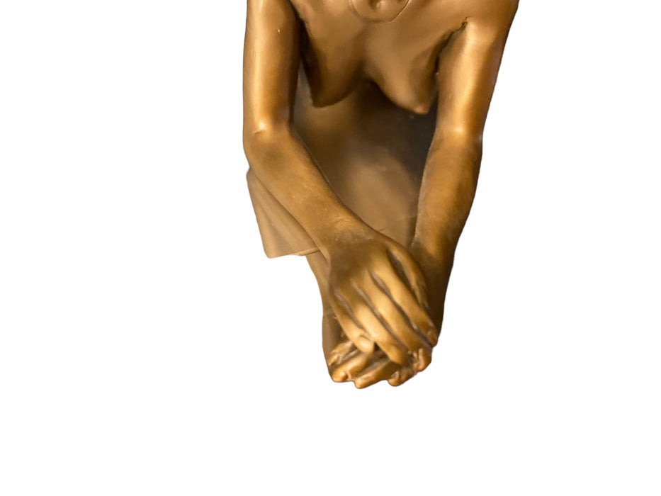 David Parvin Female Nude Bronze Sculpture, "Amanda" Hand Made 9.5” x 3.5”. 217 / 500-EZ Jewelry and Decor