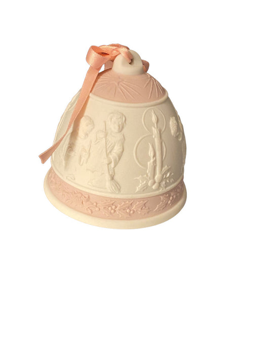 Vintage Lladro 1996 Porcelain Christmas Bell In Original Box, Rare, 3.15”-EZ Jewelry and Decor