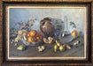 Jose Rosales, Still Life with Fruit & Jar, Framed Original Oil Painting, Signed. Framed 31” x 43”-EZ Jewelry and Decor