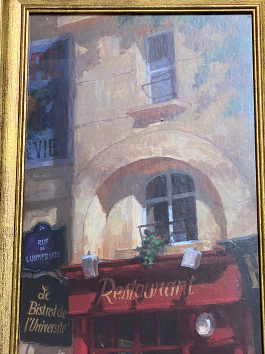 Beautiful art print Framed C-Print artwork, In Street, 39.5” x 13.5”.-EZ Jewelry and Decor