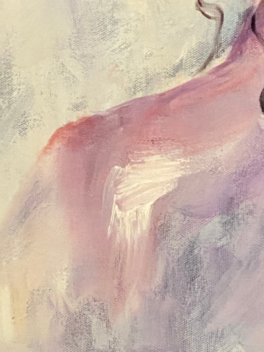 R.Mansourkhani, Rosa, Framed Original Oil Painting, 24” x 20”-EZ Jewelry and Decor