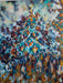 Roya Mansourkhani, Isfahan II,2014,Oil on Canvas 48.5"x 36".-EZ Jewelry and Decor