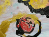 Shaida Mansourkhani, Yellow Roses, Framed Acrylic Original Painting. 23.5” x 19.5”-EZ Jewelry and Decor