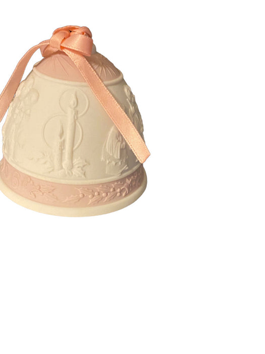 Vintage Lladro 1996 Porcelain Christmas Bell In Original Box, Rare, 3.15”-EZ Jewelry and Decor