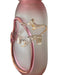 Vintage Gorgeous Hand Blown Art Glass Large Pink Vase. Modern Design Signed JoeArt, 14” T-EZ Jewelry and Decor