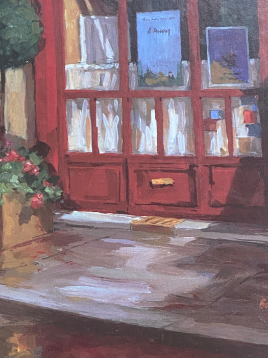 Beautiful art print Framed C-Print artwork, In Street, 39.5” x 13.5”.-EZ Jewelry and Decor