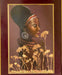R. Mansourkhani, African Beauty, Original Framed Painting/ Drawing, mixed media 38” x 26”-EZ Jewelry and Decor