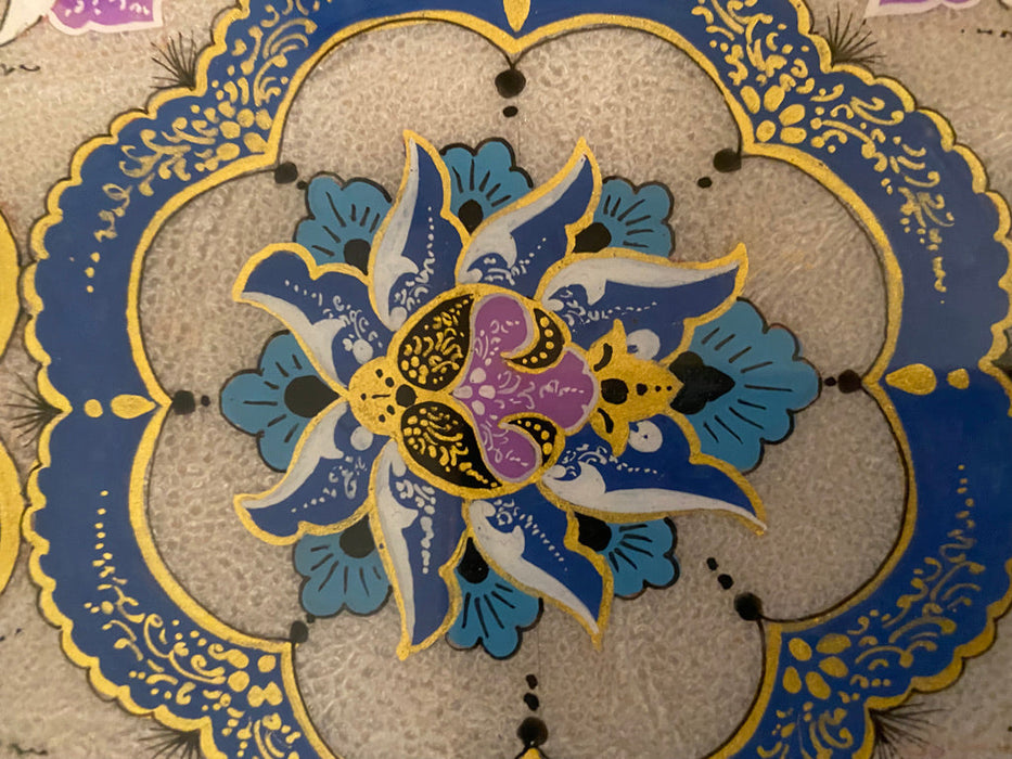 Gorgeous Persian Handcrafted Backgammon And Chess Micro Mosaic, Khatamkari.-EZ Jewelry and Decor