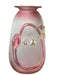 Vintage Gorgeous Hand Blown Art Glass Large Pink Vase. Modern Design Signed JoeArt, 14” T-EZ Jewelry and Decor