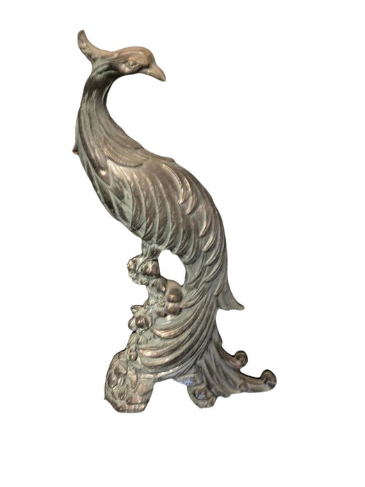 Vintage,Two Resin Bird Figurines, Resin,12"x6.5" & 8"x12"-EZ Jewelry and Decor