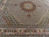 Persian Tabriz Mahi Rug, Hand Knotted Rug, Silk & Wool, 6'6"x6'6"-EZ Jewelry and Decor
