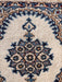 Persian Hand Knotted Small Rug- Nain Design, Wool & Silk accent, 23” x 16”-EZ Jewelry and Decor