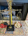 Large Vintage Brass Scale on Marble Base-EZ Jewelry and Decor