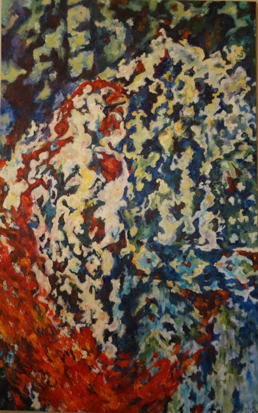 Roya Mansourkhani Untitled, 80 x 50Oil Painting-EZ Jewelry and Decor