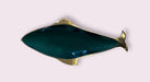 Large Fish Trays, Enameled Tray in Blue, Black, Green. Serving Tray/ Shelf Décor, Dresser Tray, Enameled Painted.16" L, 7" W.-EZ Jewelry and Decor
