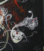 Framed Abstract Painting ,Blooming, Mixed Media Art. by Roya Mansourkhani, 30" x  40".-EZ Jewelry and Decor