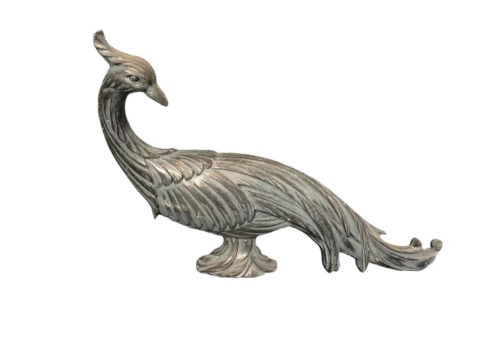 Vintage,Two Resin Bird Figurines, Resin,12"x6.5" & 8"x12"-EZ Jewelry and Decor