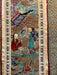 Chinese Vintage Silk Embroidery Framed Panel, Hand Crafted, In Garden, Early Republic, 11” x 17”-EZ Jewelry and Decor
