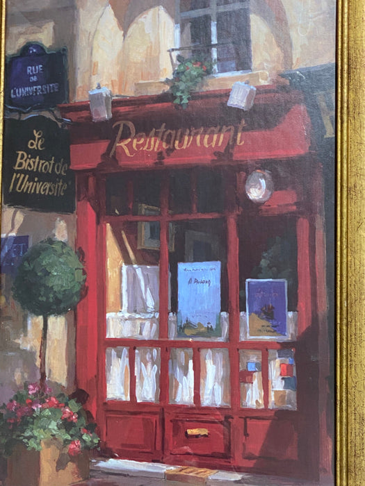 Beautiful art print Framed C-Print artwork, In Street, 39.5” x 13.5”.-EZ Jewelry and Decor
