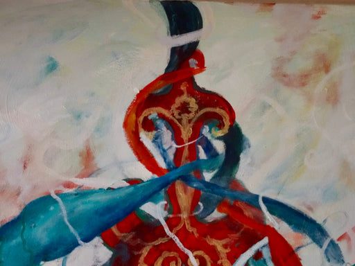 Mansourkhani Roya, Sama Dance, 2015, oil on canvas, 80"x 72"-EZ Jewelry and Decor