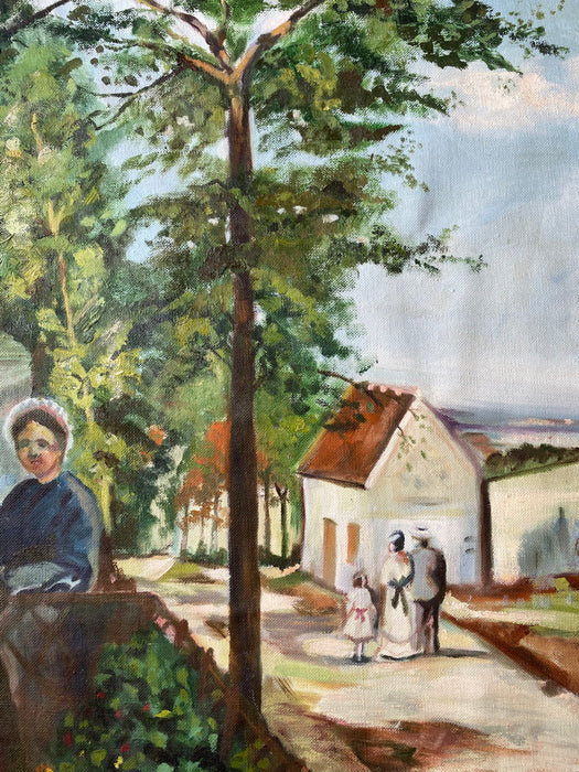 Shaida, After impressionism, Oil, 30.5” x 23”-EZ Jewelry and Decor