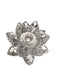 Vintage Swarovski Waterlily White Crystal Candle Holder (Small)2” x 3”-EZ Jewelry and Decor